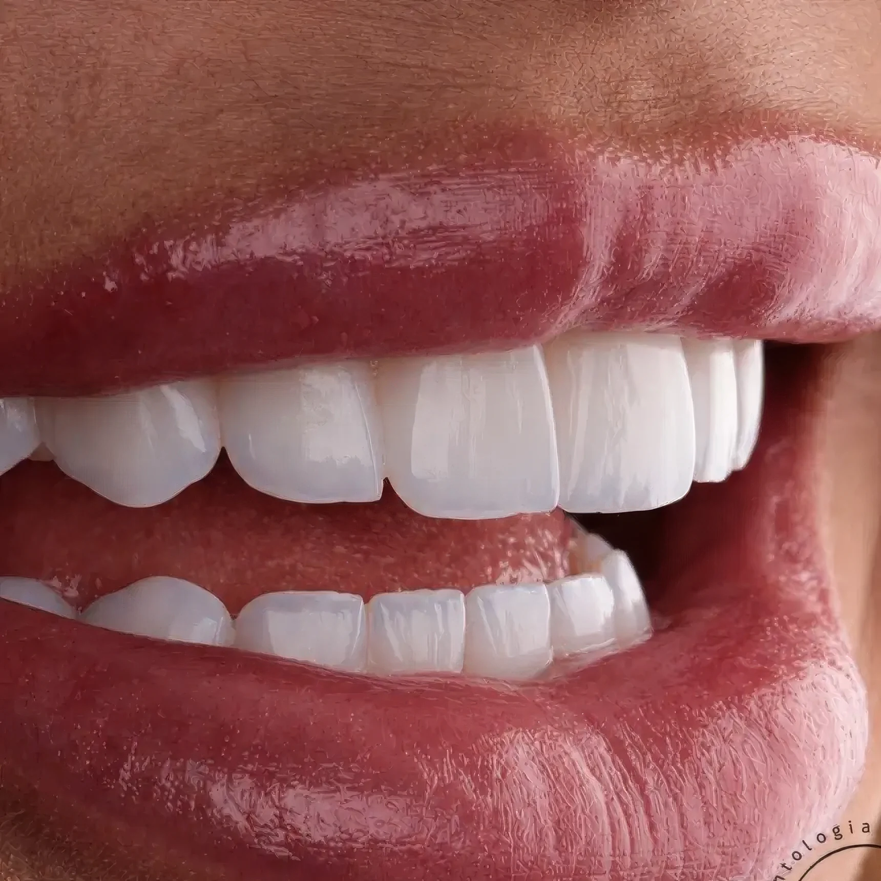 Lentes de contato dental em porcelana